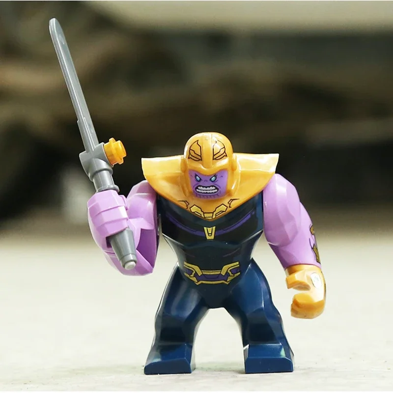 Фото Аниме Фигурка Marvel Mini Block Мстители Супер Герой Халк Анnihilator Сборочный блок Ручная работа Игрушка для мальчиков Детский подарок №3