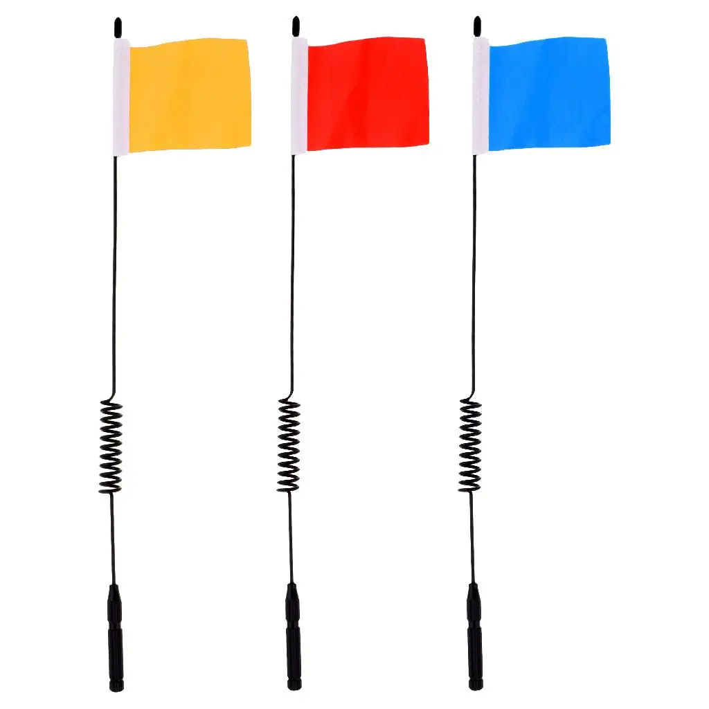 11.4 Inch Metal Decorative Antenna with Flag Accessories for