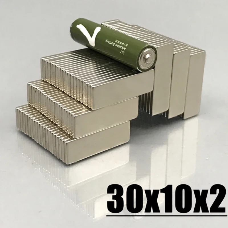 30x10x2 30x10x3 мм 5/10/20/50/100/200 шт. N35 мощный блок квадратный неодимовый магнит Imanes
