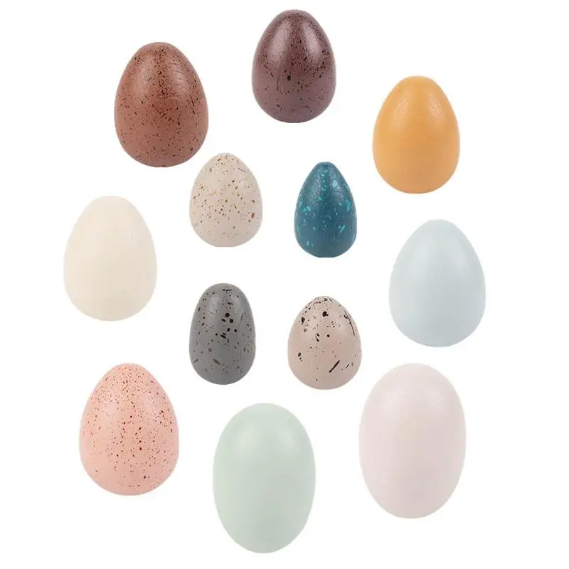 

Искусственные пасхальные яйца, деревянные яйца, 12 шт./комплект
