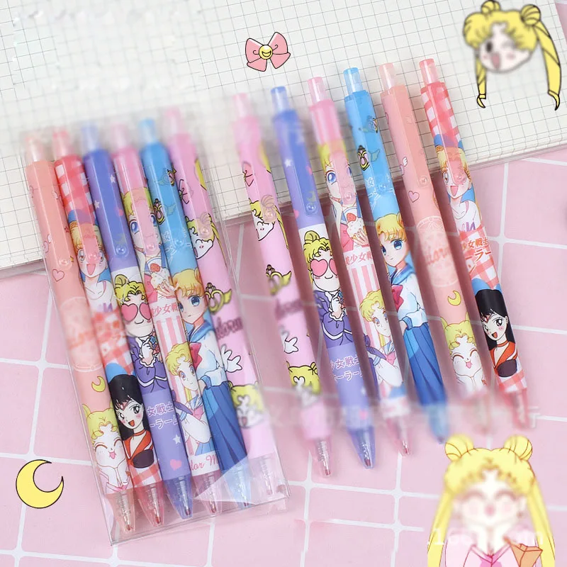 

36 шт./партия, гелевые ручки с черными чернилами, 0,5 мм