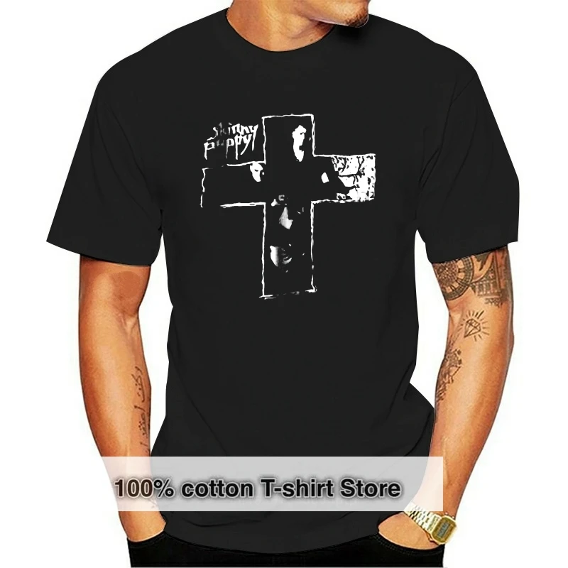 

NEW SKINNY PUPPY T-Shirt TOP Men 2019 Summer Round Neck MenS T Shirt