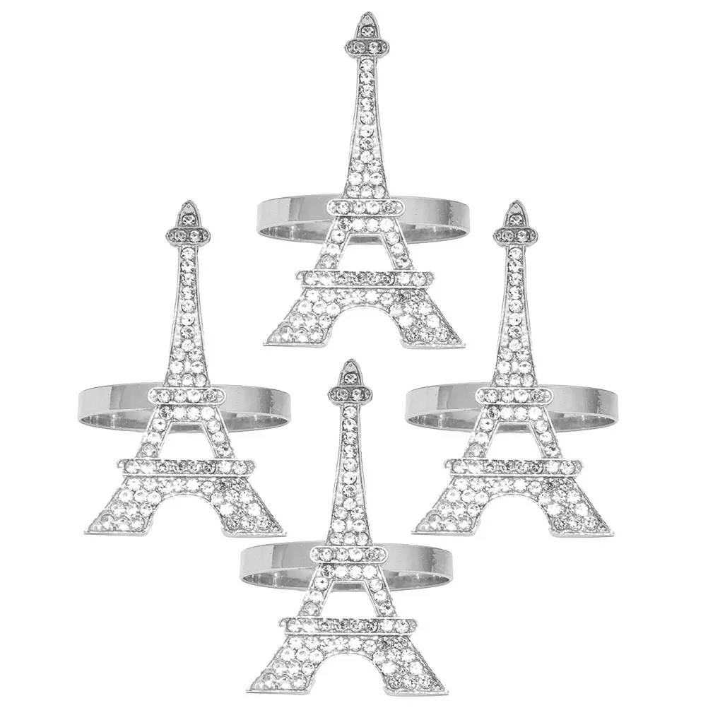 4 шт. кольцо для салфеток вечерние пряжки декоративные в отеле шикарные