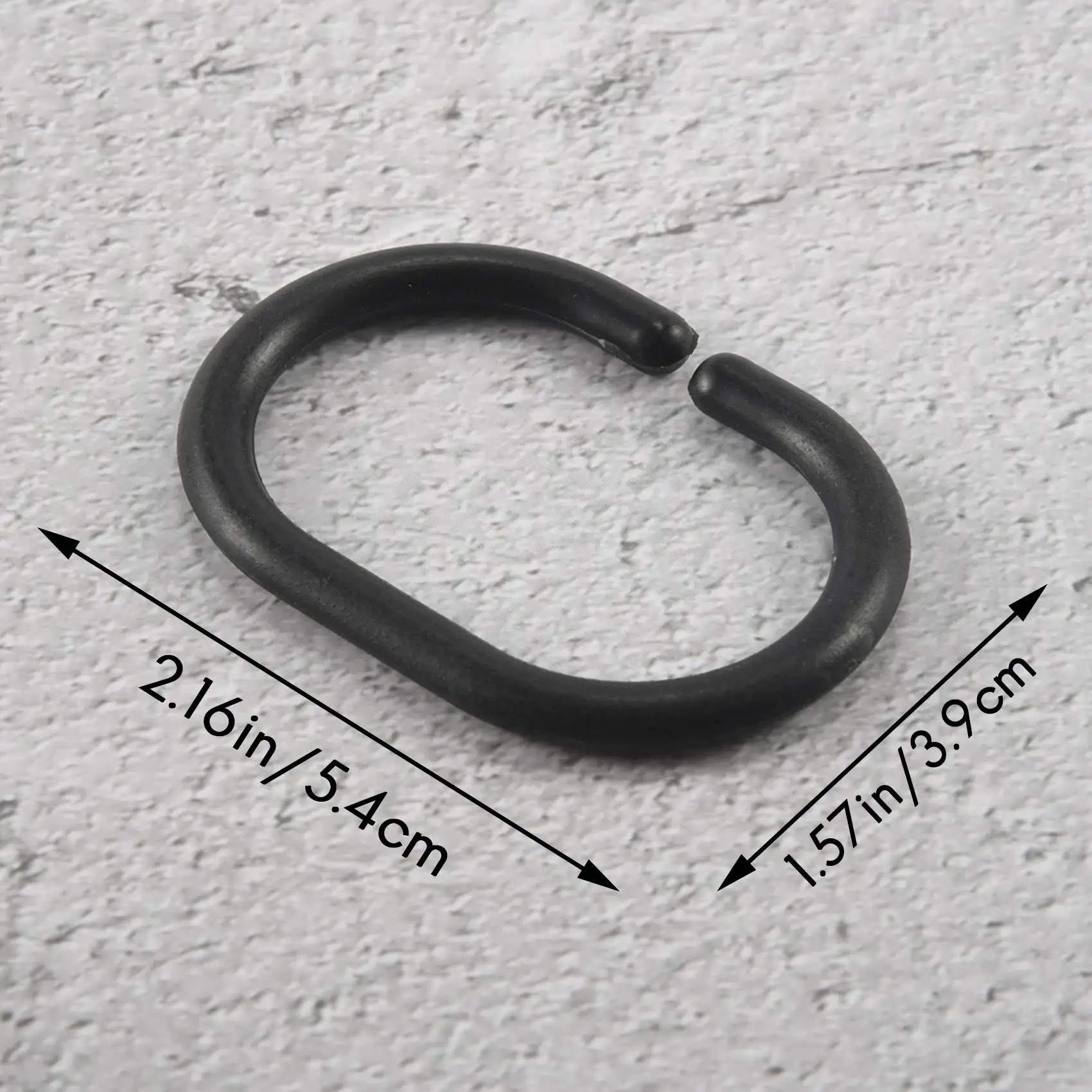 24 шт. кольца для занавесок душа пластиковые крючки ванной комнаты душевая штанга