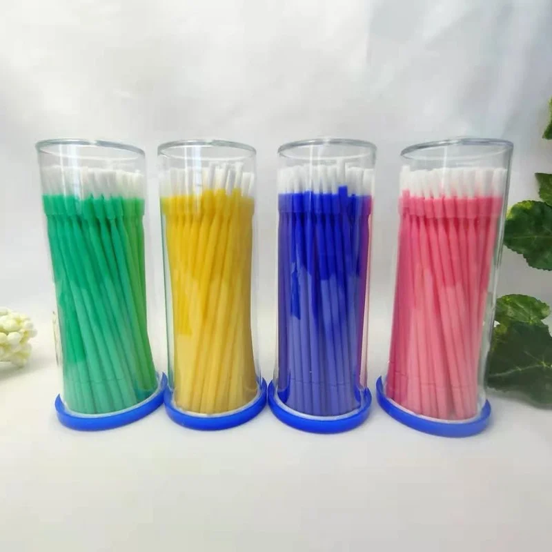 

100PCS/Bottle Dental Long Disposable Micro Brush Applicators Brushes Dentistry Odontologia Extension Tools Dental Lab