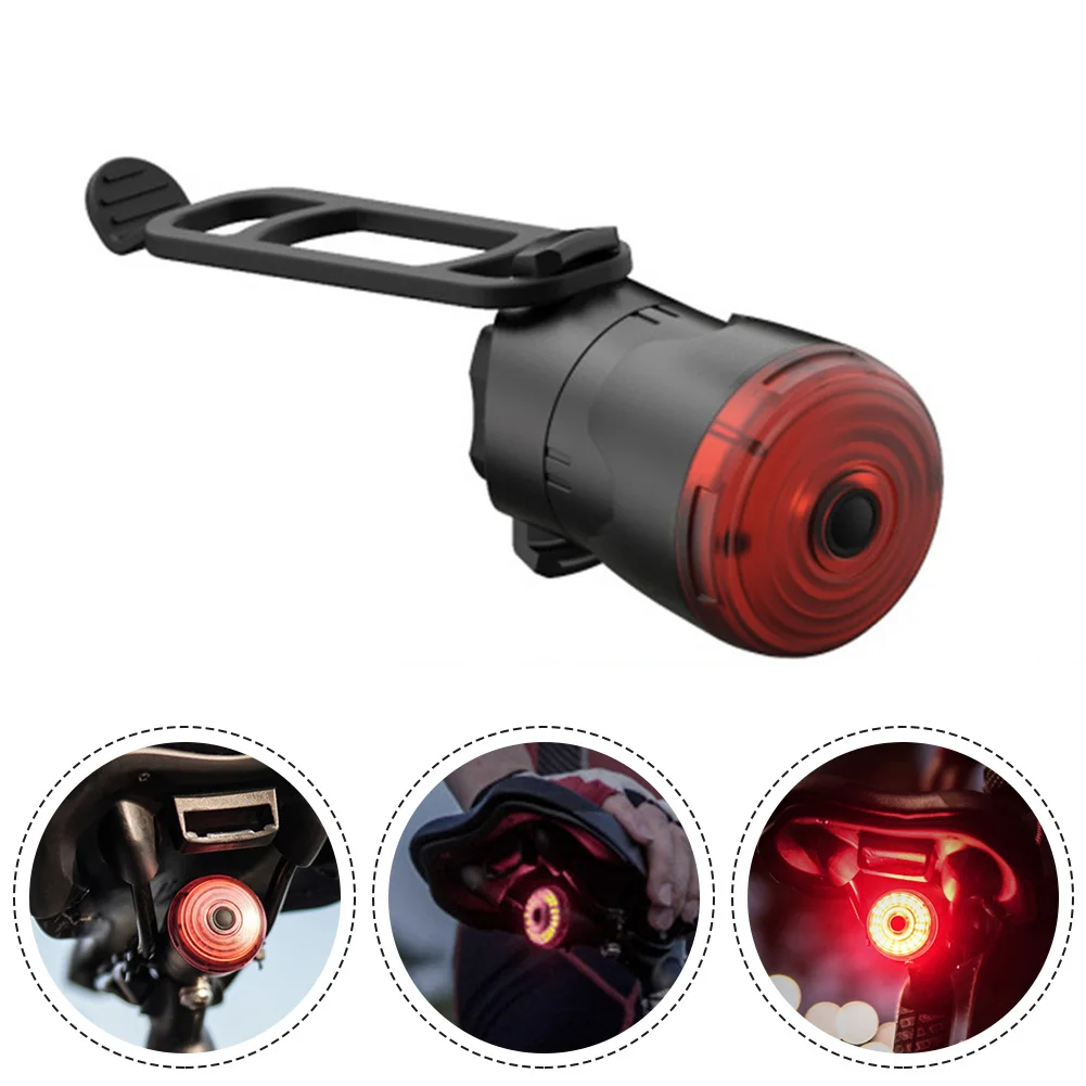 

MTB Bike Taillight Road Bike 6 Modes Warning Light USB Charging Waterproof Riding Light 400mah Bike Tail Light Bike Accessories