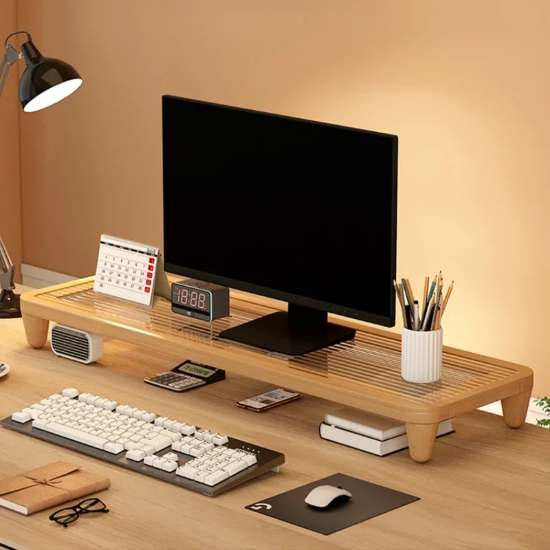 Подставка для ноутбука из натурального бамбука толстая и стабильная подставка