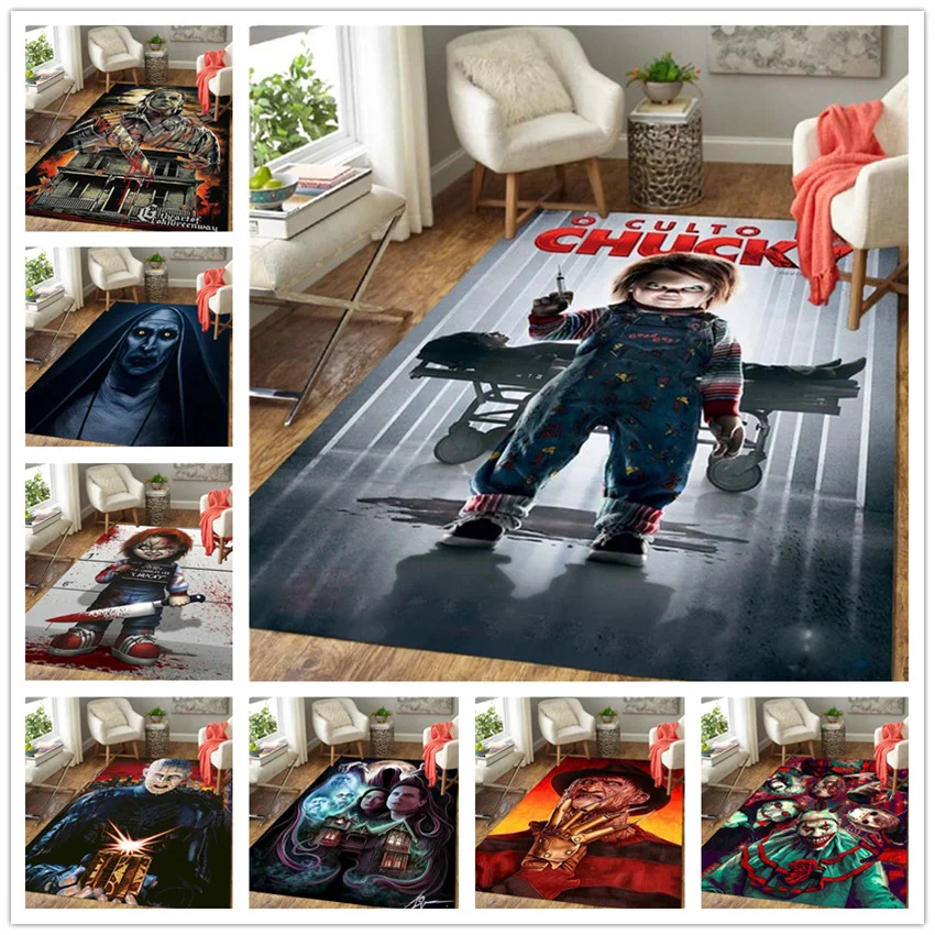 

2022 horror movie bedroom mat Carpet for livingroom door mat Home Decoration livingroom rug tapetes de sala