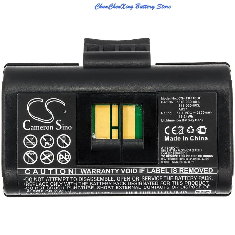 Cameron Sino 2600 мАч/3400 мАч аккумулятор 318-030-001318-030-003,AB27 для Intermec PB21, PB22, PB31,PB32 Cameron Sino 2600 мАч/3400 мАч аккумулятор 318-030-001318-030-003,AB27 для Intermec PB21, PB22, PB31,PB32