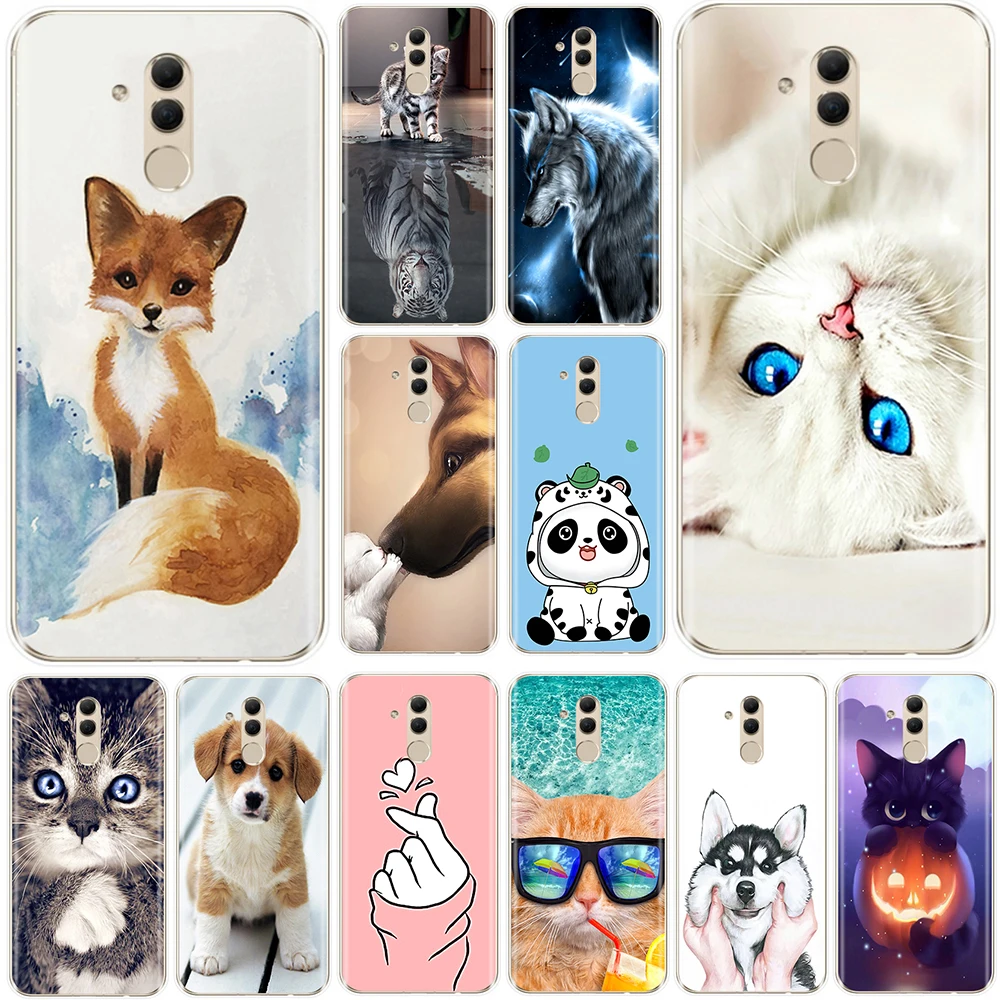 

Cute Animals Back Cover For Huawei Mate 7 8 9 10 20 30 Lite Soft TPU Silicone Phone Case For Huawei Mate 9 10 20 30 Pro Case