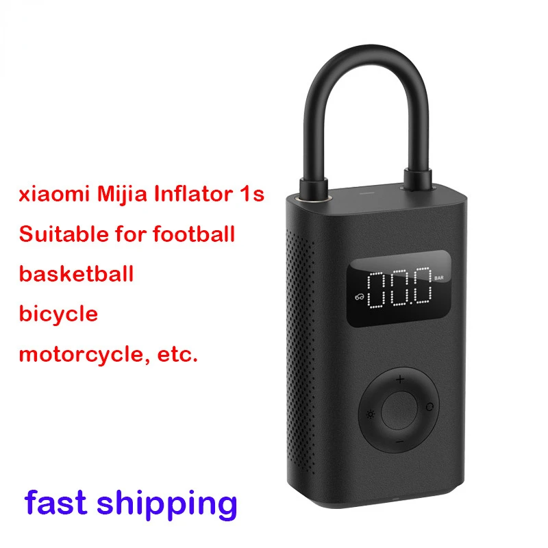 

Новый надувной насос Xiaomi Mijia 1S Модернизированная версия портативный Электрический воздушный компрессор для мотоцикла автомобиля шины для ...