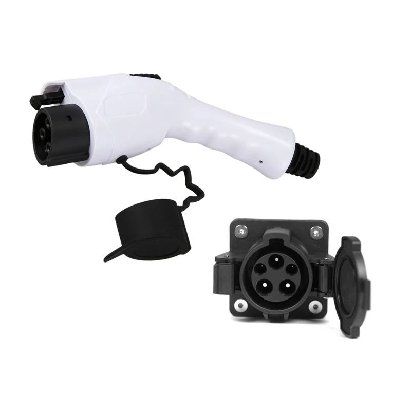 

2PCS Electric Vehicle Car EV Charging Socket Vehicle Inlet Type 1 Charger Connector AC, DSS-EV-32S-V3 & P032BSA102