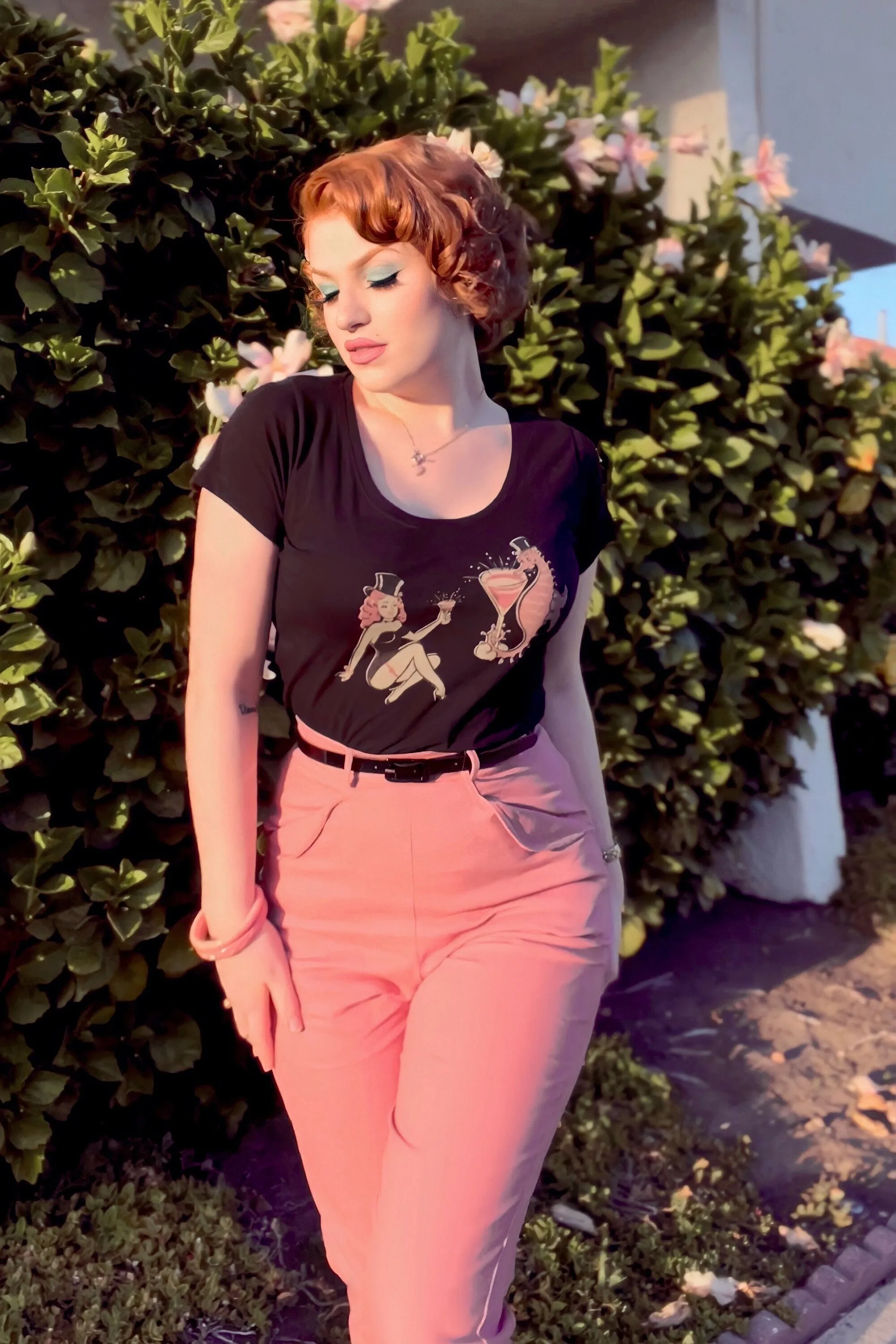 Цветная футболка для коктейвечерние Женская смешная из 100% хлопка в уличном стиле