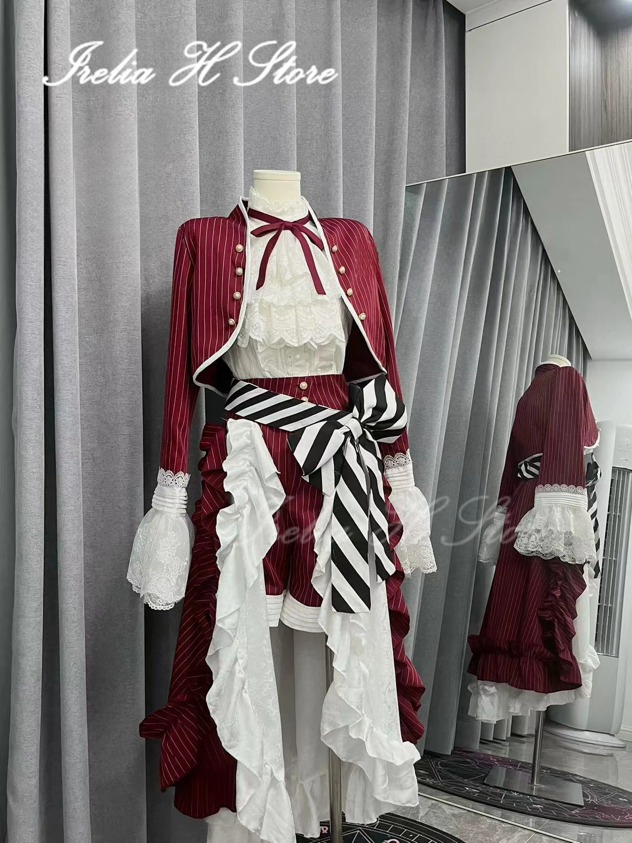 Irelia H индивидуализированный костюм черного Батлера сказочный для косплея