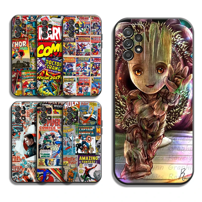

Avengers Marvel Phone Cases For Samsung Galaxy S22 S20 FE S20 Lite S20 Ultra S21 S21 FE S21 Plus Ultra Cases Back Cover Coque