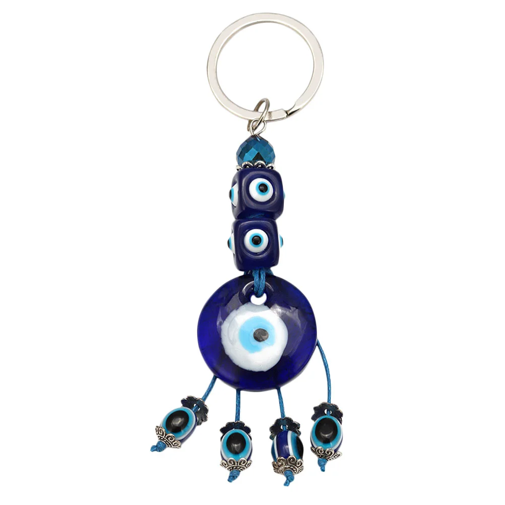 Creative Evil Eye Key Chain Fashion Bag Hanging Decor Pendant Key Ring