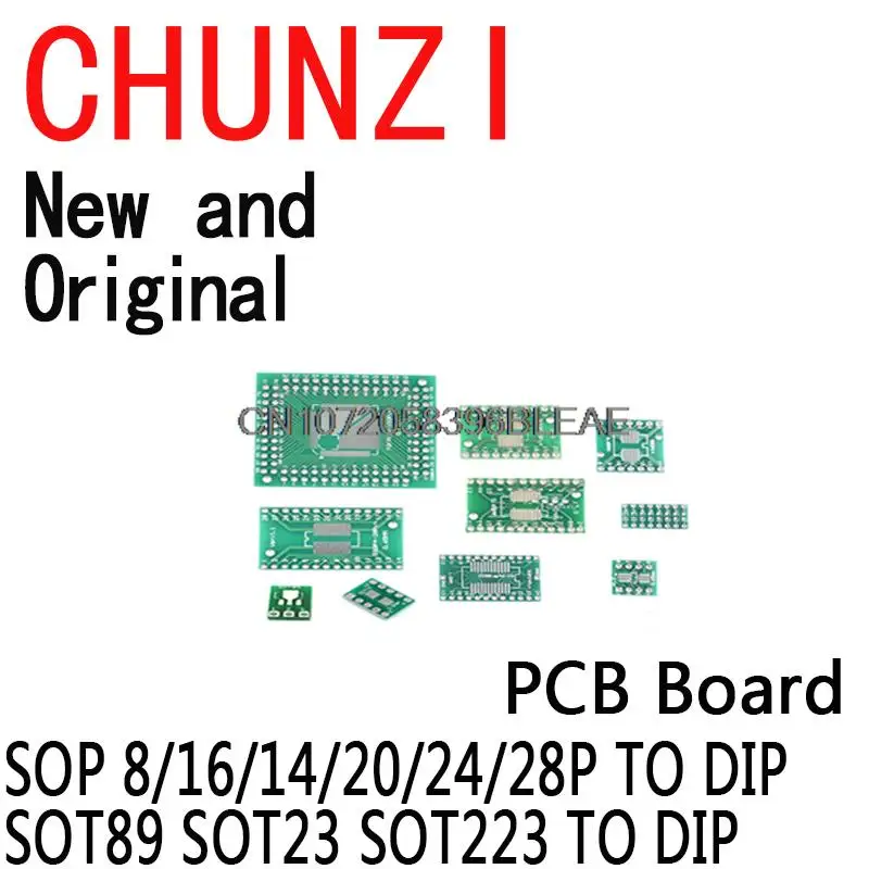 10 шт. PCB плата SMD поворот в DIP адаптер преобразователь пластина SOP 8/16/14/20/24/28P SOT89 SOT23 SOT223 DIP SOP/MSOP/TSSOP