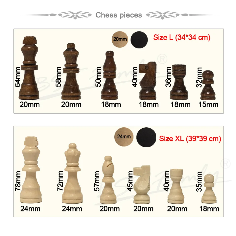 Деревянные шахматы Нарды Шашки 3 в 1 шахматный набор дорожная шахматная игра