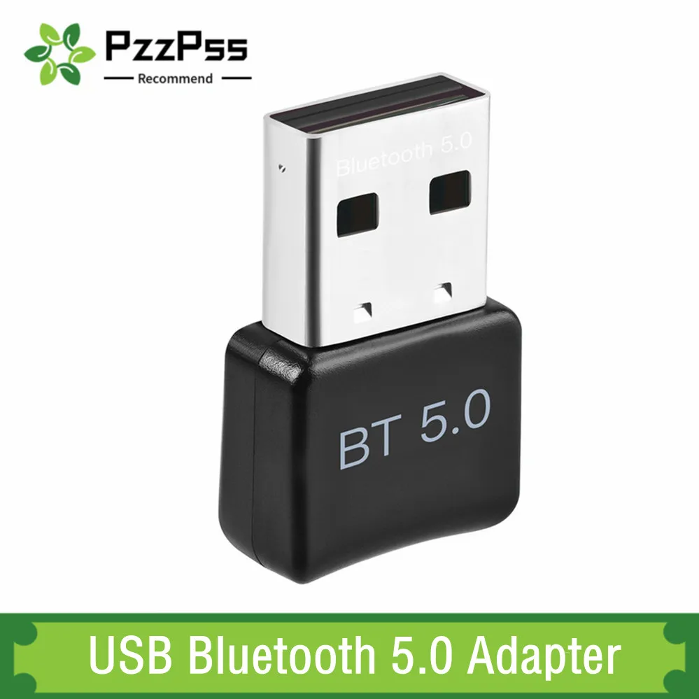 PzzPss Mini Wireless USB Bluetooth 5.0 Adapter Receiver Dongle Low Latency Audio Music Bluthooth 5.0 Transmitter For PC Laptop