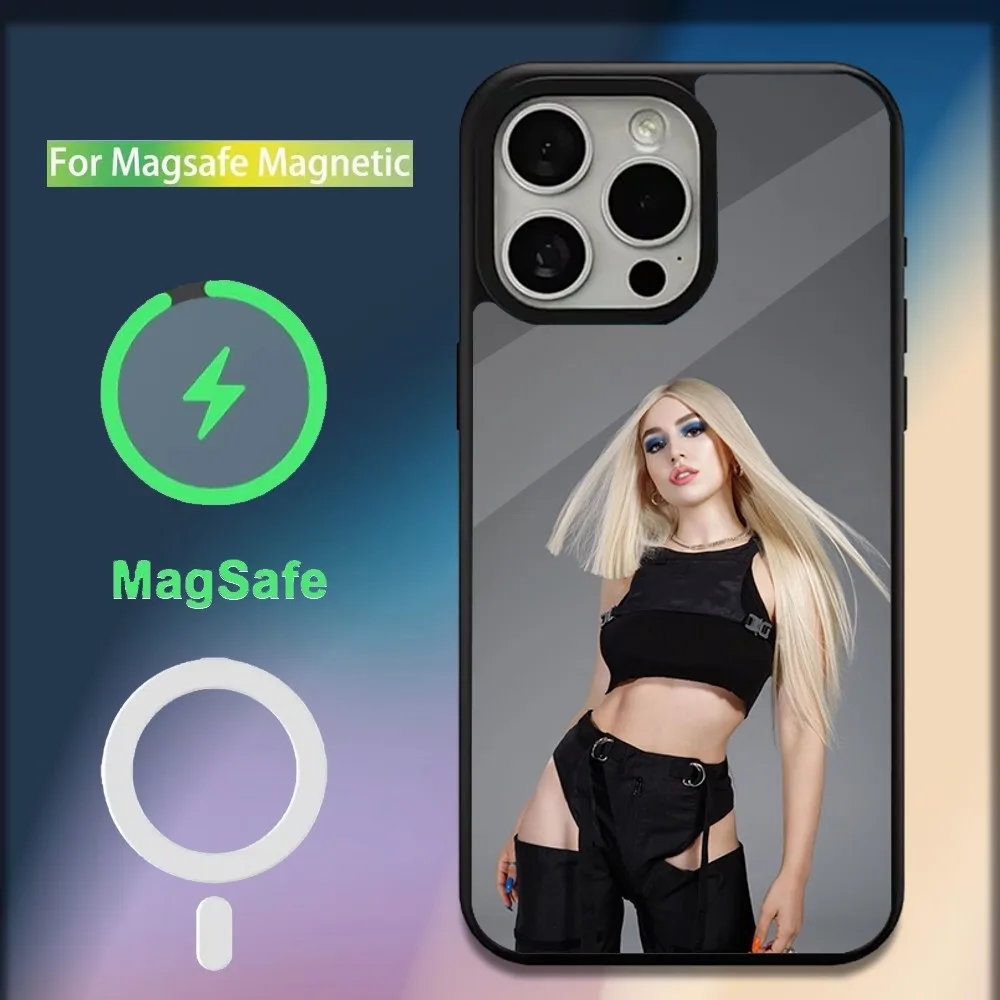 Singer B-Bad G-Gyal Phone Case For iPhone 16 15 14 13 12 11 Plus Pro Max Mini Magsafe Magnetic Wireless Charging