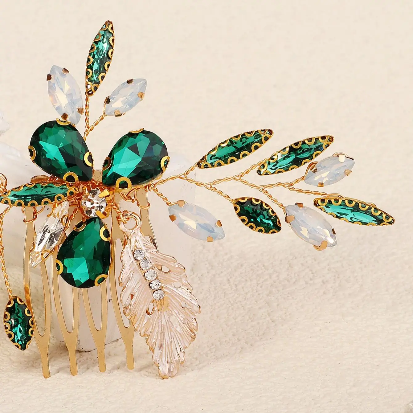 Miallo очаровательные гребни для невесты Rhinstone украшения волос женщин Свадебные