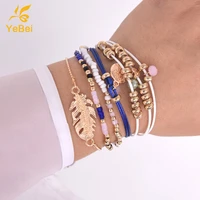 5pcs bracelets woman fashion 2022 summer jewelry paracord bracelet personalized wristband hand band sales with free shipping