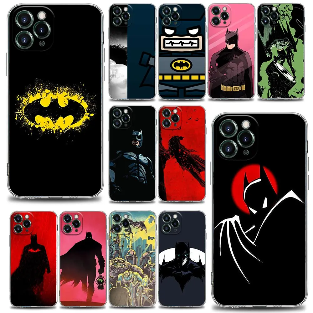 

Marvel Heros Matman Clear Phone Case for Apple iPhone 13 12 11 SE 2022 X XR XS 8 7 6 6S Pro Max Plus Mini Soft Silicone Case