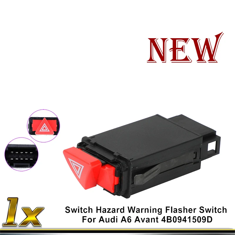 Высококачественный индикатор опасности релейная кнопка переключателя для AUDI A6 4B