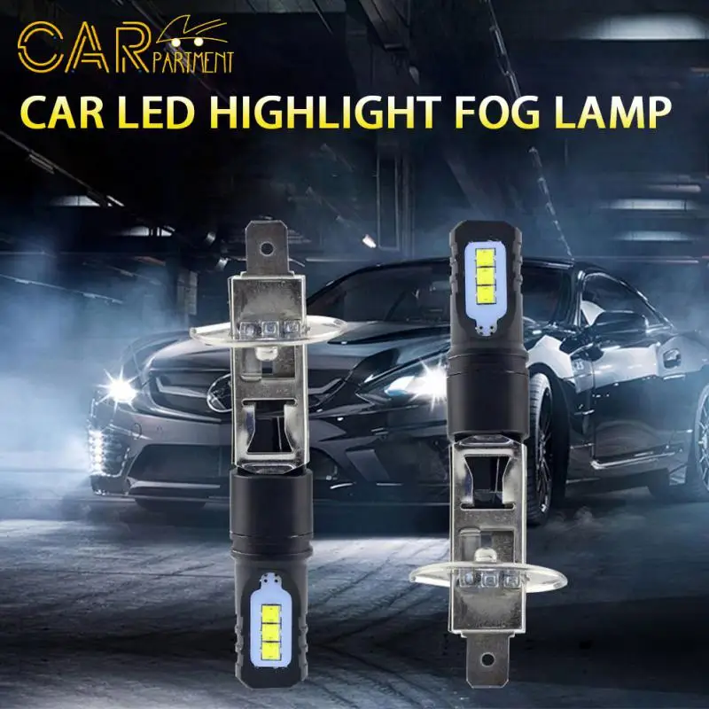

Universal Automobile Led Anti Fog Lamp H3 / H1 80w Csp 2525 6led Energy Saving High Power High Low Beam Fog Lamps Fog Lamp