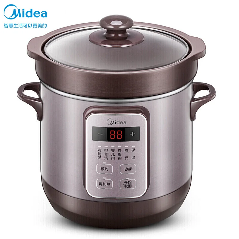 Midea Electric Stew Pot Purple Sand Pot Soup Pot Automatic S