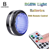 led cabinet lights rgb colors night light for bedroom remote control home atmosphere lamp lighting decorate battery powered