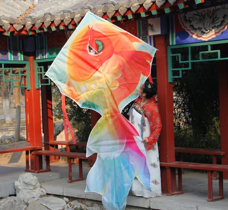 Бесплатная доставка воздушный змей с толстыми главами профессиональные цветные