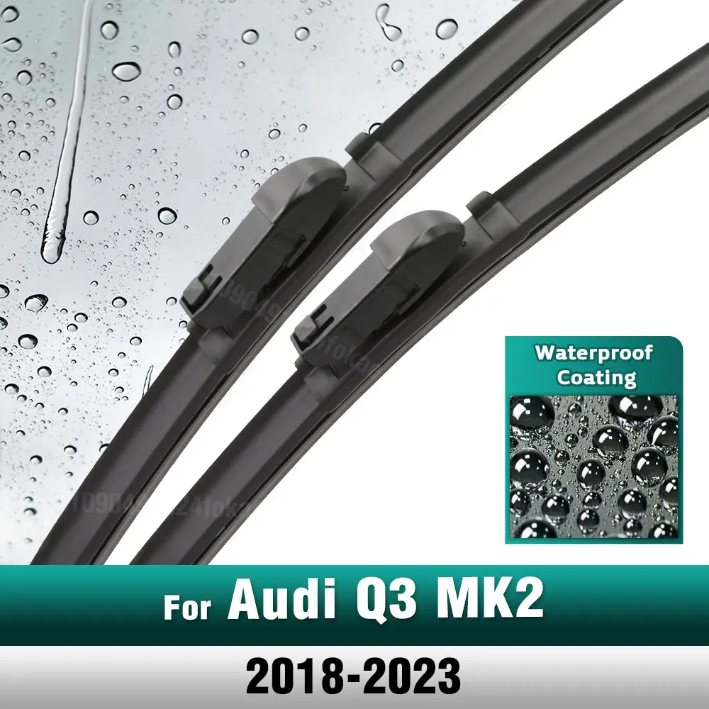 Комплект силиконовых и резиновых щеток переднего стеклоочистителя для Audi Q3 MK2