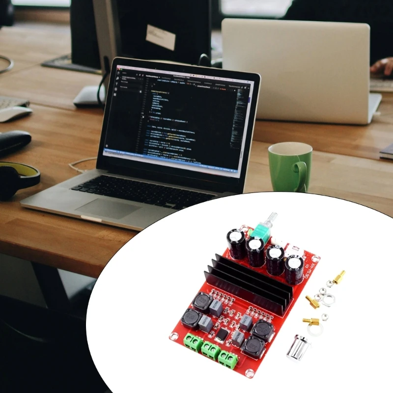 Плата цифрового усилителя XH-M190 TDA3116D2 с общей мощностью 2x100 Вт простым управлением