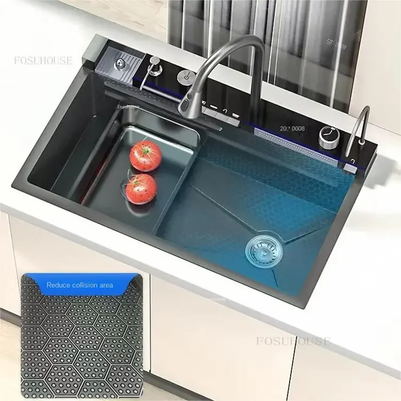 Умные кухонные мойки раковина с дождевой водой Кит большая утолщенная сотовая
