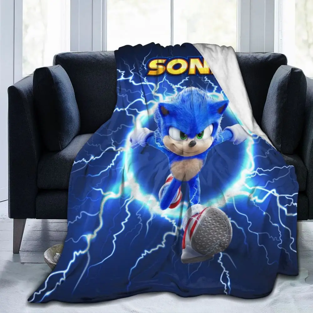 

Sonic Ultra Soft Cozy Throw Lightweight Microfiber Micro Flannel Fleece Sofa All Season Living Room/Bedroom Warm Blanket