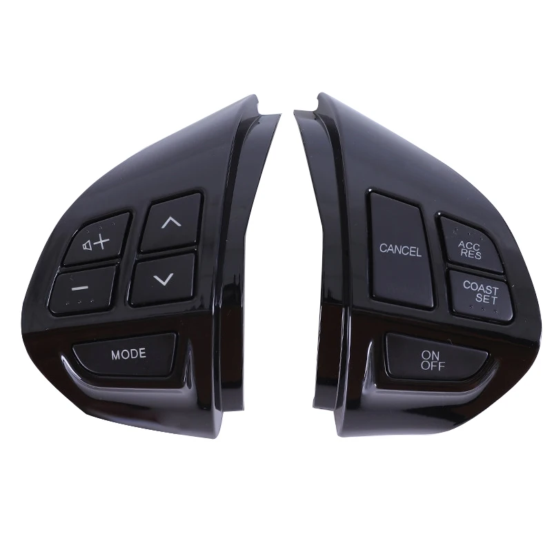 

Переключатель круиз-контроля на руль для Mitsubishi ASX Pajero L200 Outlander Lancer 2010-2012 8701A087, глянцевый черный, 1 пара