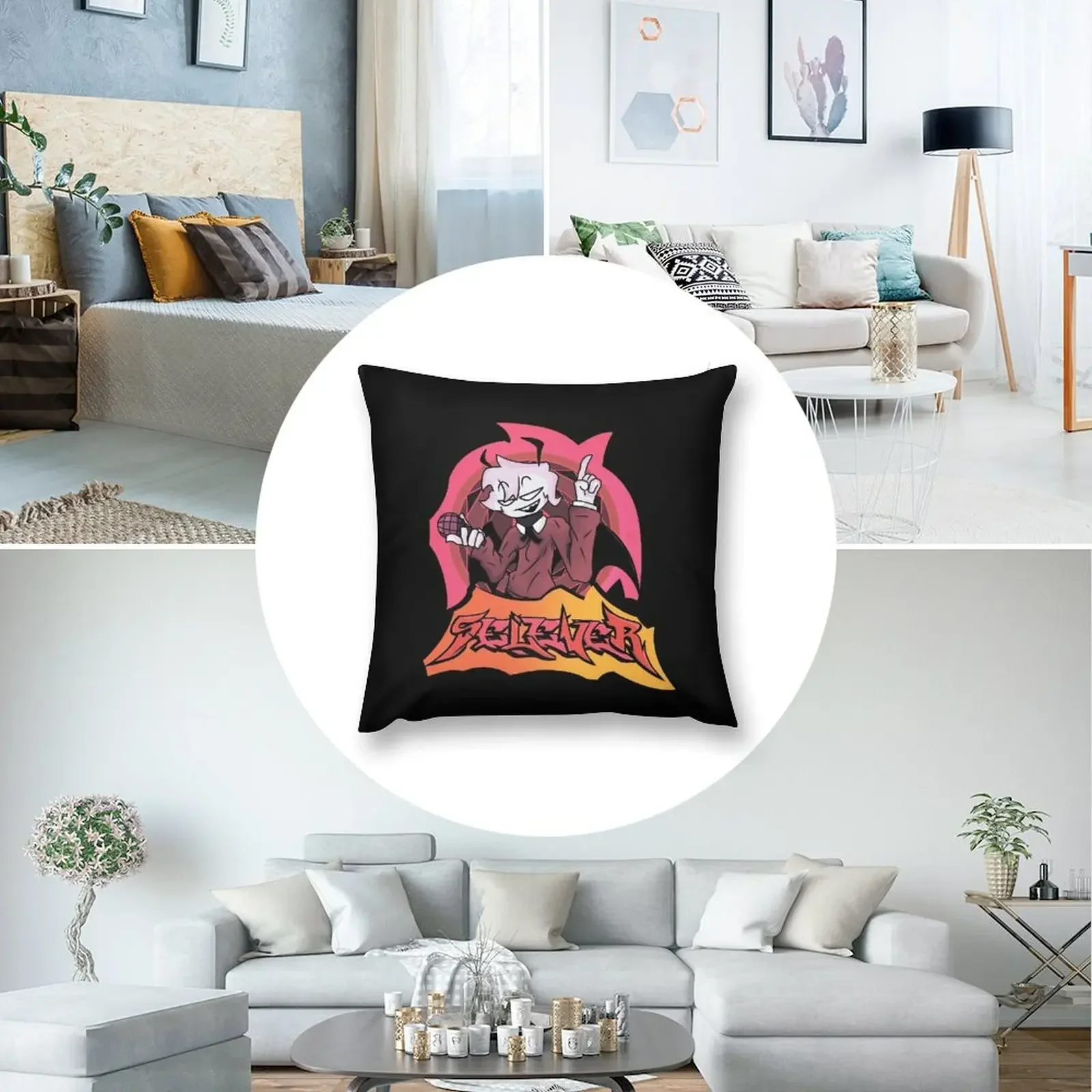 Декоративная подушка FNF mfm Selever граффити полиэстер