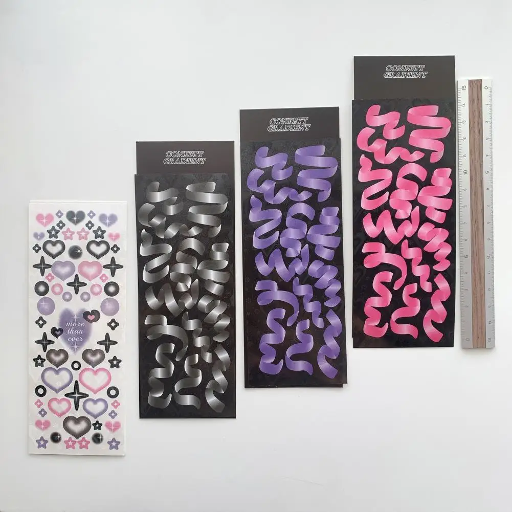 

Photo Sticker Cute Paper Multi-patterns Star Love Heart Shape Photo Sticker School Supplies Cartoon Sticker Cartoon Sticker