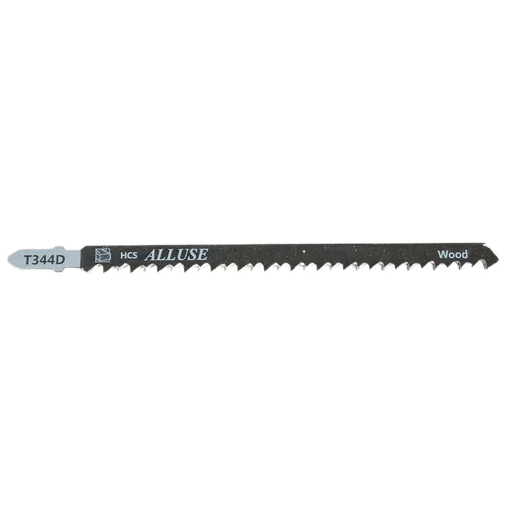 

5pcs Saw Blades T344D 6T T-Shank Jigsaw Blades Cutter High Quality High Carbon Steel For Wood Plastics Fast Cutting Tool