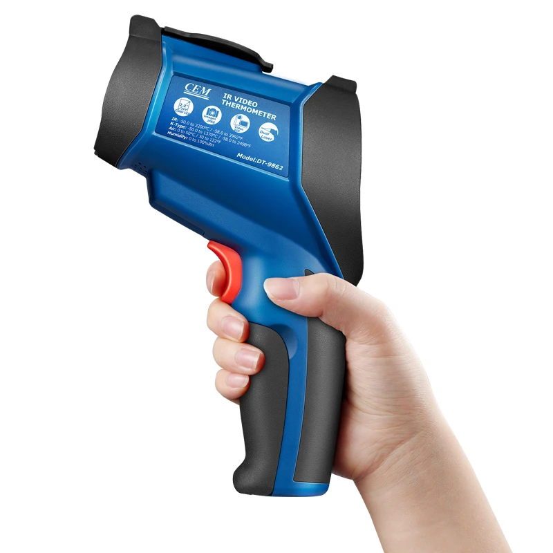 Для профессиональных инфракрасных видеотермометров CEM DT-9861 с цветным TFT
