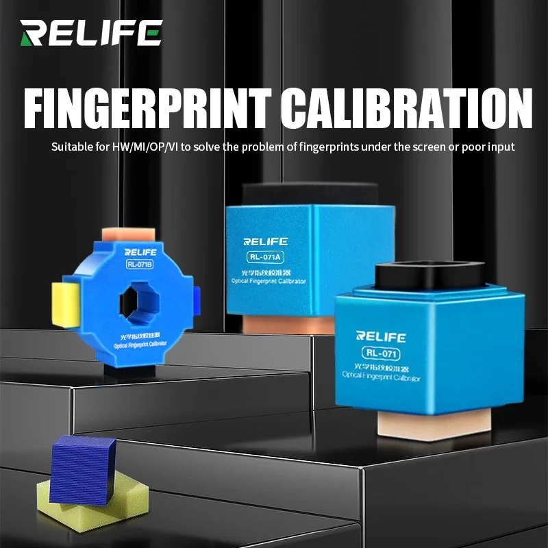 

RELIFE RL-071/071A/071B Fingerprint Calibration for HUAWEI XIAOMI Android Phone Optical Fingerprint Calibrator Correction Tools