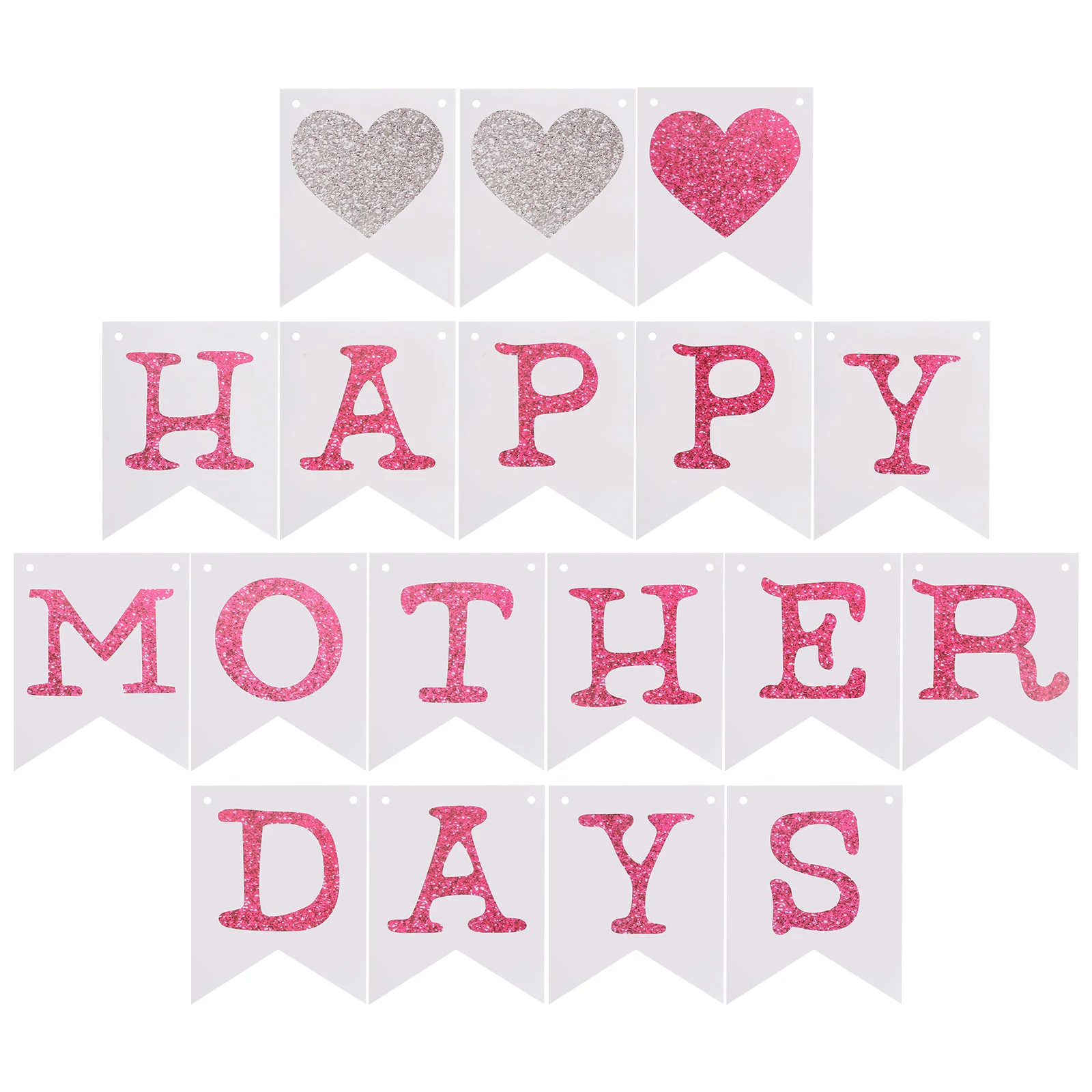 

Day Mother S Hanging Bunting Banner Party Mom Birthday Happy Decor Garland Triangle Home Flags Photography Props Mother’S