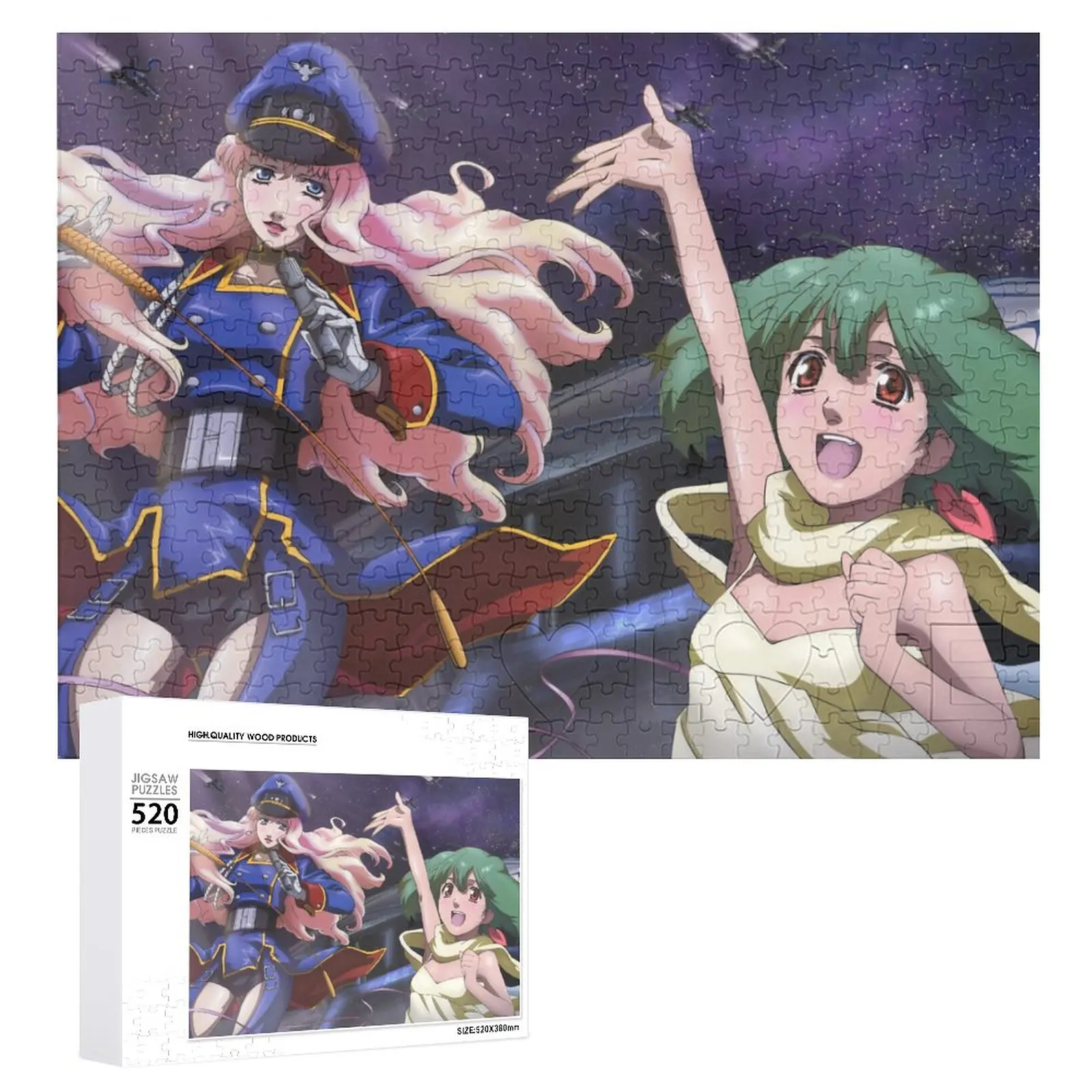 

Пазл мультяшный Bandai Macross Frontier, забавные Семейные игры для взрослых и детей, подарок на день рождения, бесплатная доставка, 520