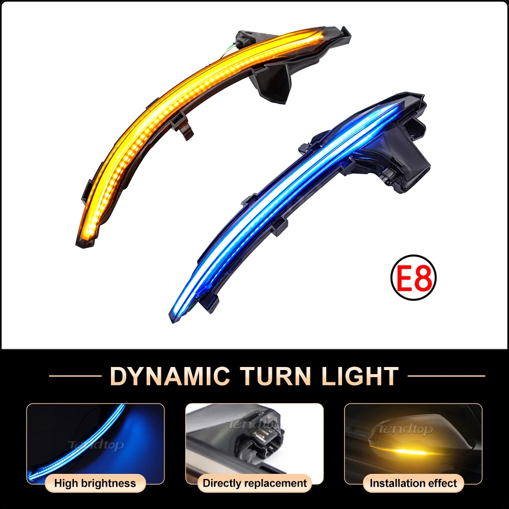 

Светодиодсветодиодный мигающие динамические поворотники для Audi A6 C8 4K A7 4K8 A8 D5 2018 2019 2020, боковые промежуточные зеркальные лампы для тюнинга а...