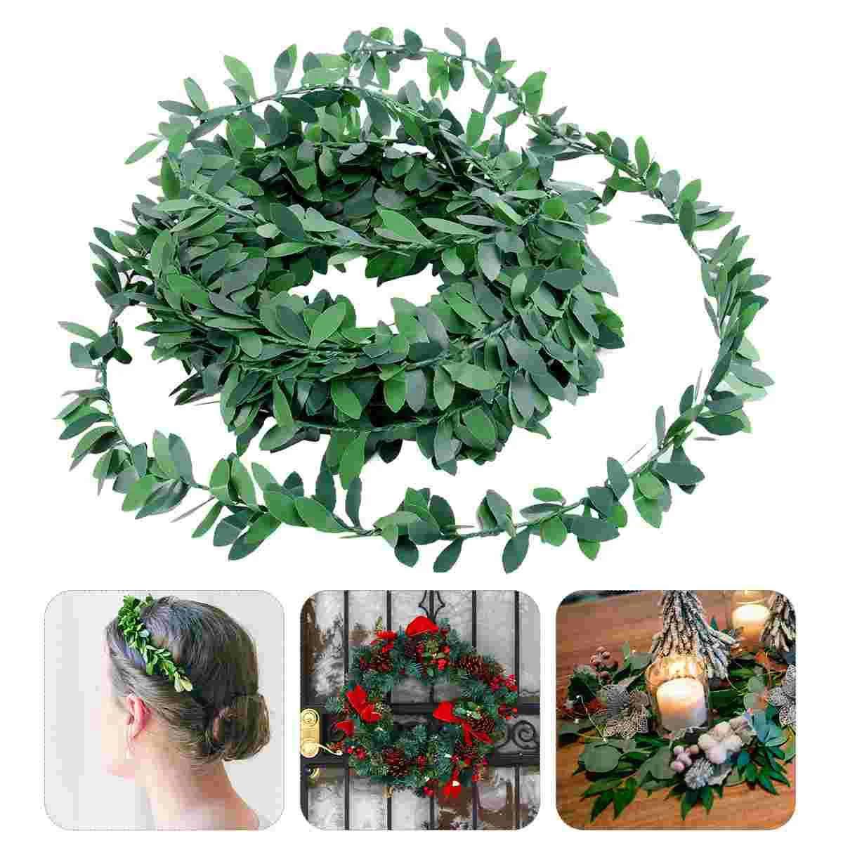 

7 5m Ivy Garland Foliage Green Leaves Vine Artificial Simulated Vine Hanging Plants String for Wedding Party Ceremony DIY
