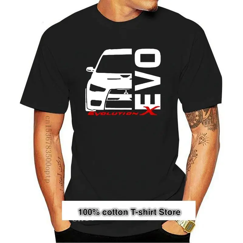 Ropa para hombre, camiseta EVO X 10 Lancer Evolution, Sz S 2XL