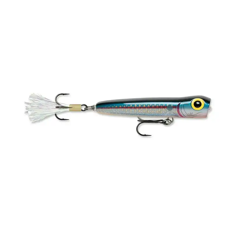 

Chug Bug 3.25" Topwater Fishing 3/8oz Silver Blue Shad