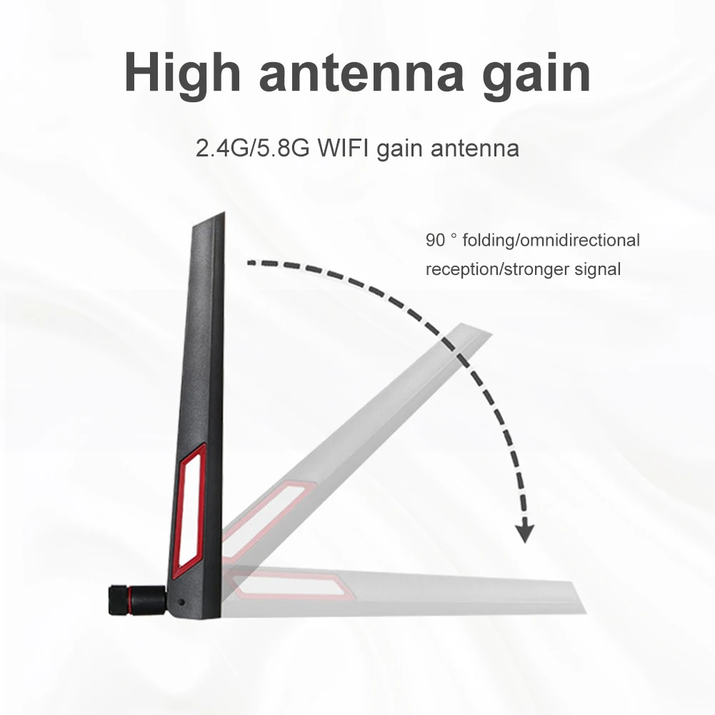 

Антенна для маршрутизатора, 10 дБи, 2,4/5,8 ГГц, Wi-Fi