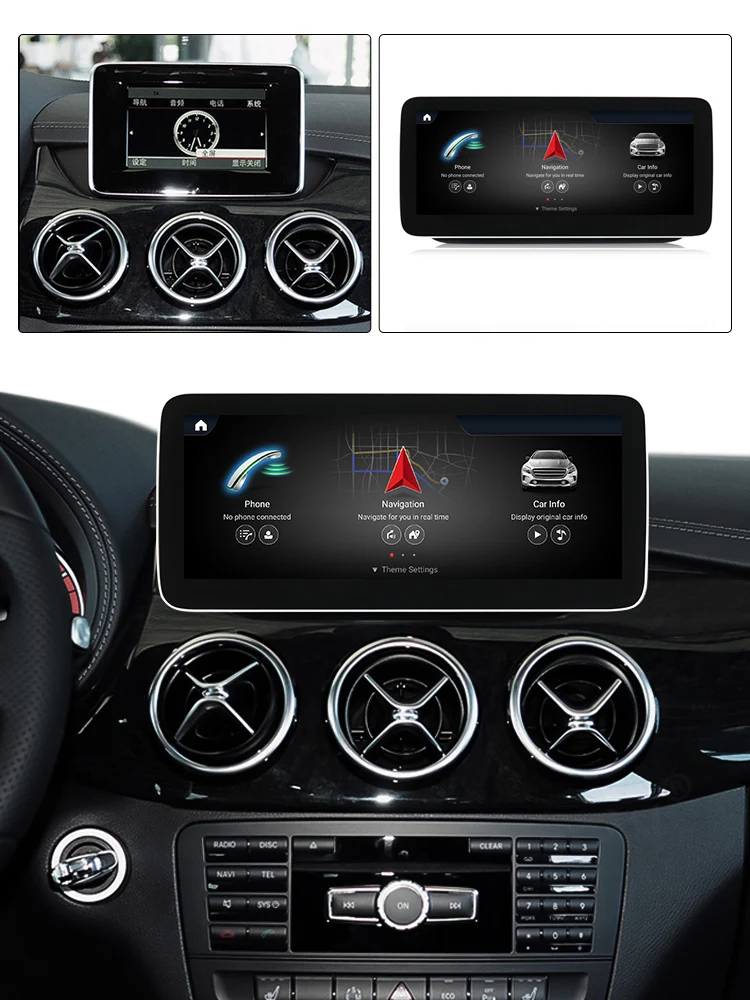 Автомобильный GPS-навигатор мультимедийный плеер для Mercedes Benz B Class W245 W246 12 5-256 Carplay